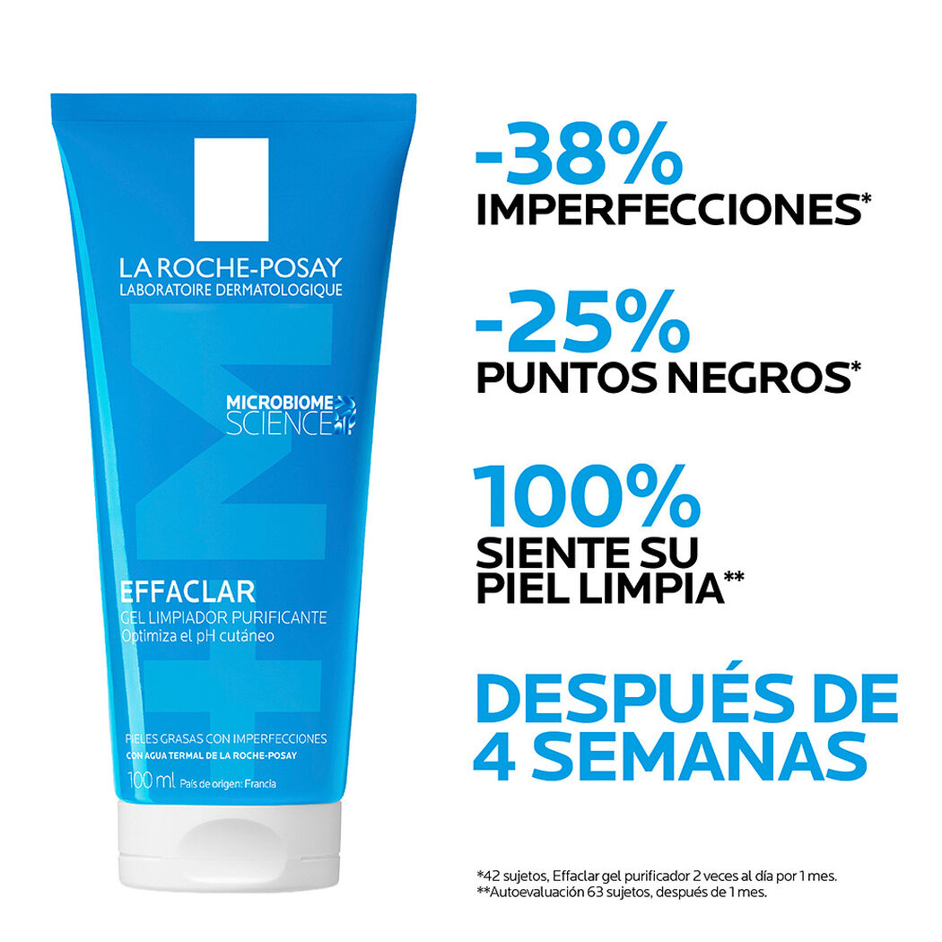 Gel Limpiador Purificante Effaclar +M 100ml, , large image number 3