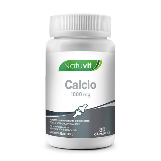 Natuvit Calcio 1000 Mg 30 Cápsulas, , large image number 0