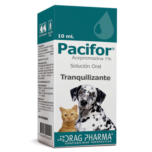 Vet. Pacifor 1 % x 10 ml Gotas Perros y Gatos, , large image number 0