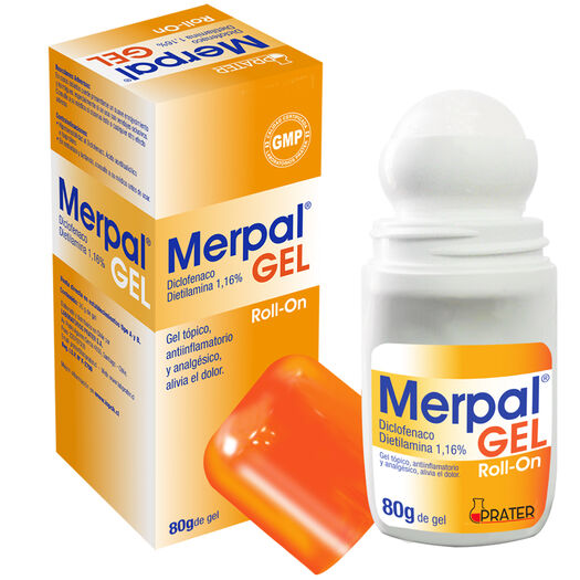 Merpal 1,16% Gel Roll-On 80gr., , large image number 0
