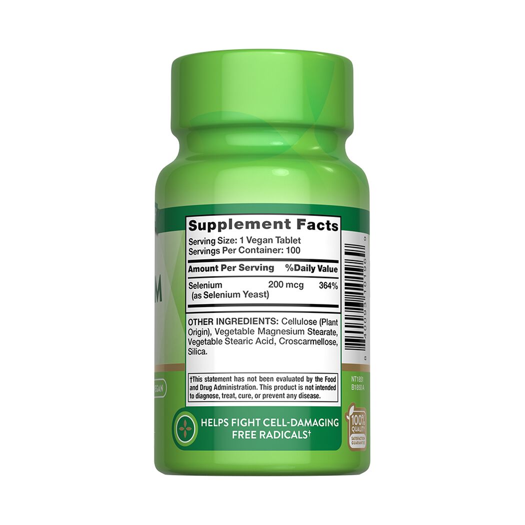 Selenio Nature's Truth 200Mcg 100 un, , large image number 3