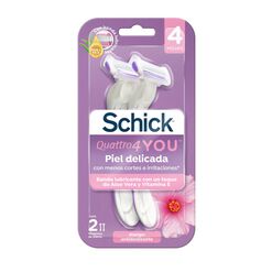 Máquina de Afeitar Schick Quattro 4 You Woman 2 un