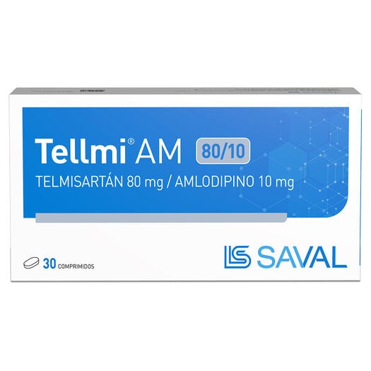 Tellmi Am 80/10 Mg 30 Comprimidos, , large image number 0
