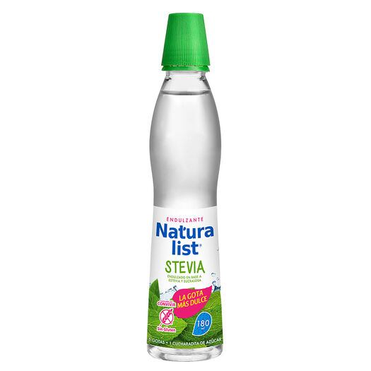 Endulzante Naturalist Stevia 180ml, , large image number 0