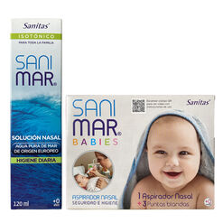 Pack Sanimar Isotonico + Sanimar Babies x 1 Pack
