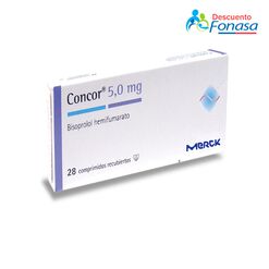 Concor 5 mg x 28 Comprimidos Recubiertos