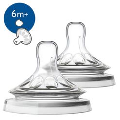 Tetina Avent Natural Flujo Espesos 6+ Meses 2 un