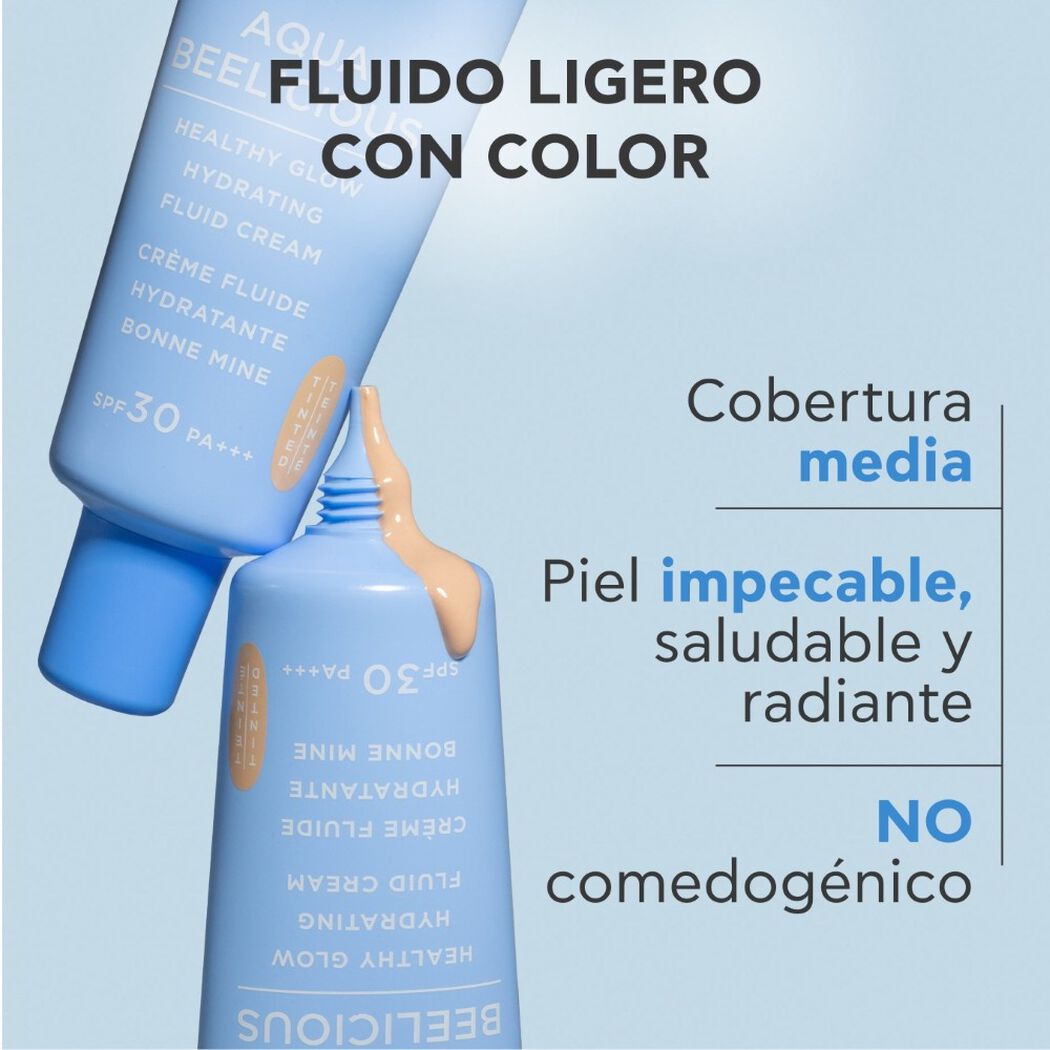 Crema Hidratante con Color SPF30 Aqua Beelicious 40ml Apivita, , large image number 4