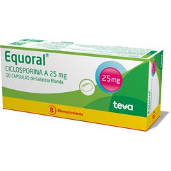 Equoral 25Mg. Caja 50 Cápsulas Blandas