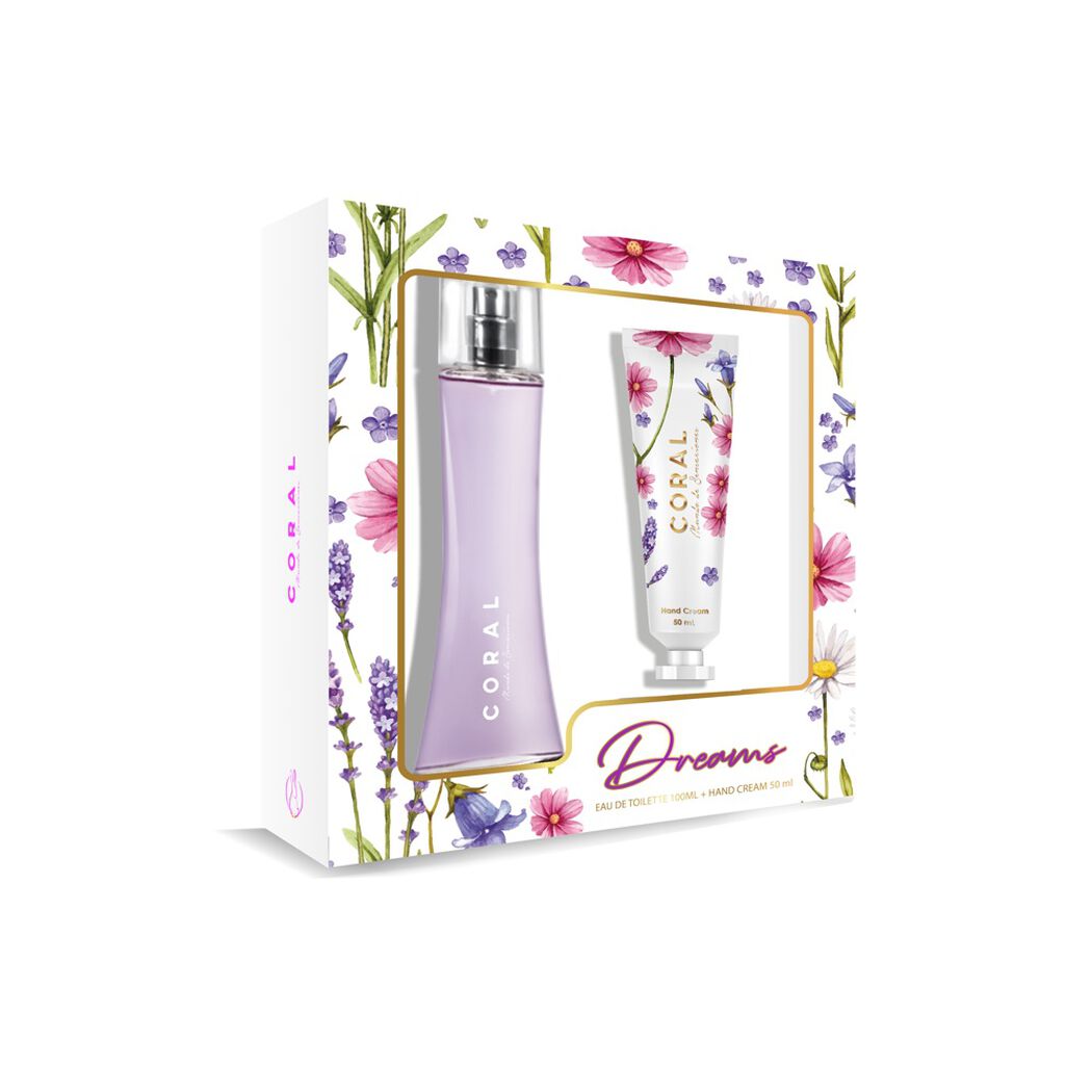 Coral Edt Dreams 100Ml + Hand Cream 50Ml, , large image number 0