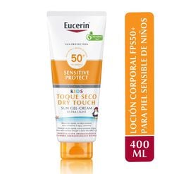 Protector Solar Eucerin Sensitive Protect Kids Toque Seco 400 mL