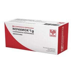 Novamox 1 g x 20 Comprimidos Dispersables,  Novamox 1 g x 20 Comprimidos Dispersables