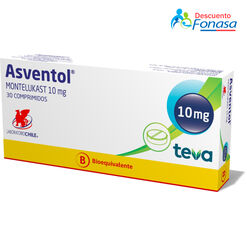 Asventol 10 mg x 30 Comprimidos