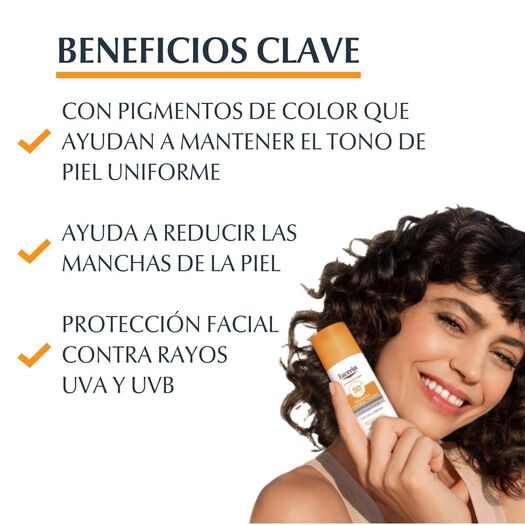 Protector Solar Eucerin Facial Pigment Control Tono Claro FPS 50+ 50 mL, , large image number 2