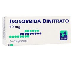 Isosorbide Dinitrato 10 mg x 60 Comprimidos MINTLAB CO SA