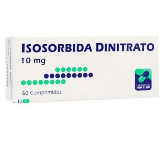 Isosorbide Dinitrato 10 mg x 60 Comprimidos MINTLAB CO SA, , large image number 0