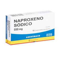 Naproxeno Sodico 550 mg x 10 Comprimidos Recubiertos ANDROMACO S.A.