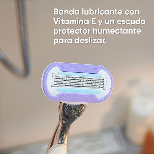 Máquina De Afeitar Recargable Gillette Venus Platinum Care Con Vitamina E, 1 Unidad, , large image number 2