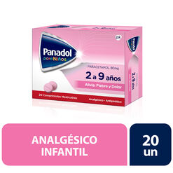 Panadol 80 mg x 20 Comprimidos Masticables