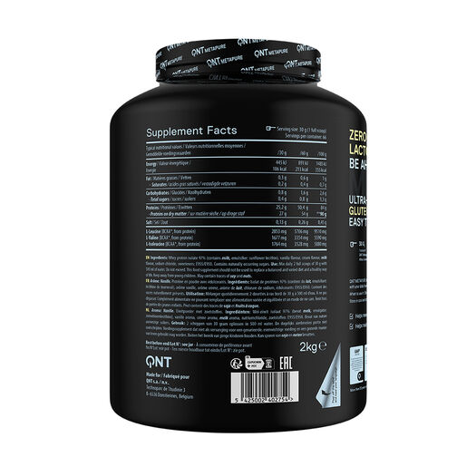 Qnt Metapure Isowhey Zero Vanilla 2Kg, , large image number 2
