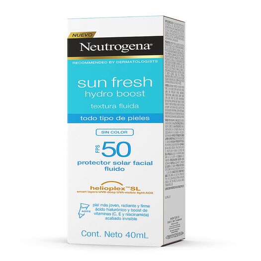 Protector Solar Neutrogena Hydro Boost Sin Color Fps50 40ml, , large image number 1