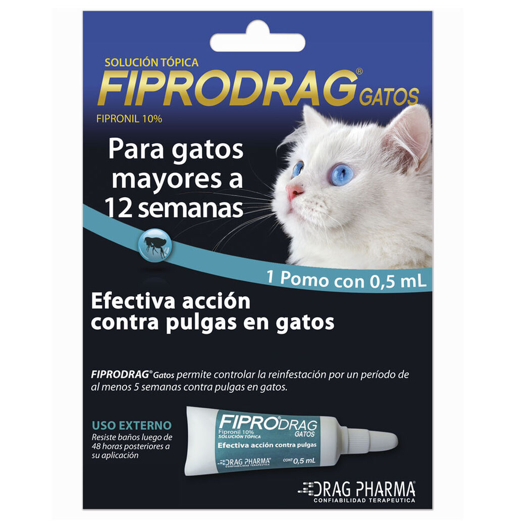 Vet. Fiprodrag Gato Pipeta 0.5 ml, , large image number 0