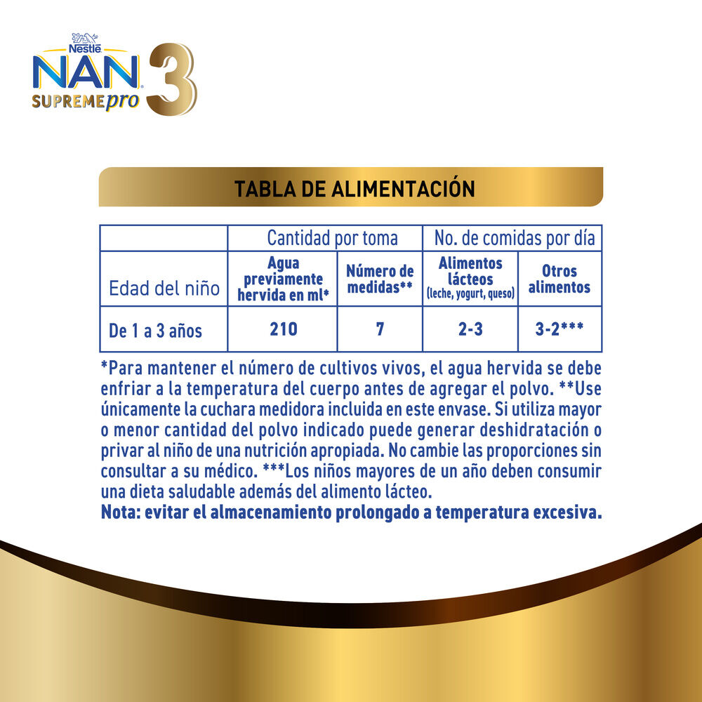 その他 nan NAN® 3 SUPREMEPRO: fórmula láctea +12 meses | Nestlé FamilyNes Chile