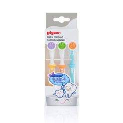 Set Cepillos Dentales Pigeon Aprendisaje 3 Etapas 3 un