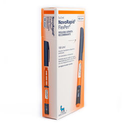 Insulina Novorapid Flexpen 100 UI/mL Solucion Inyectable x 5 Cartuchos 3 mL