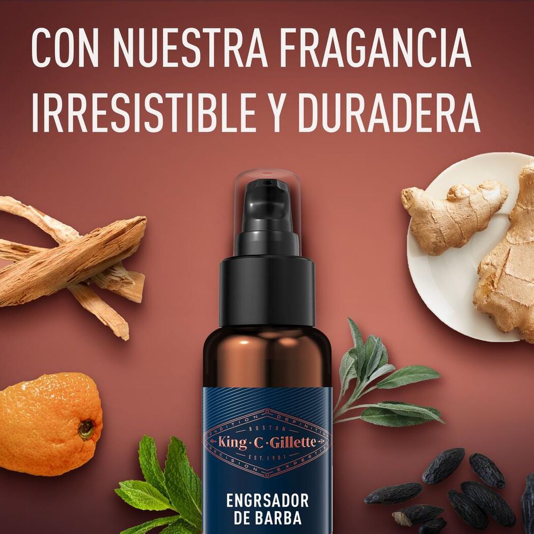 Serum Engrosador Gillette Barba King C 50 mL, , large image number 4