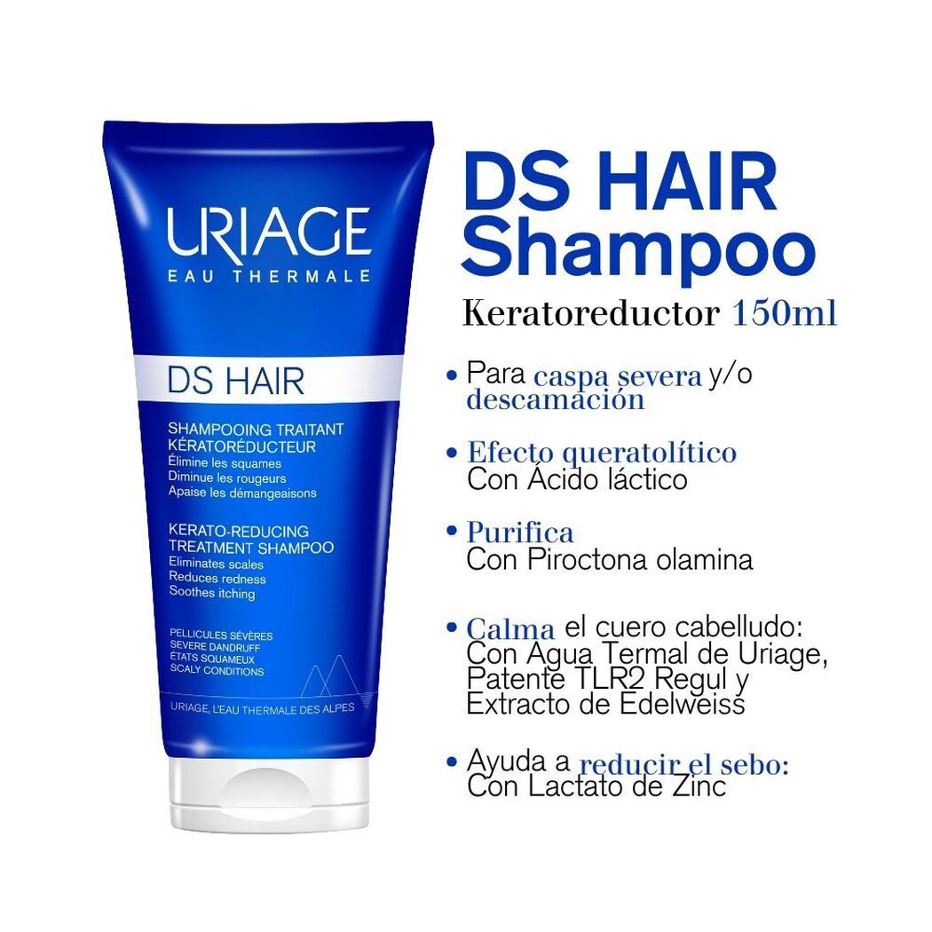 Shampoo Uriage DS Keratoreductor 150 mL, , large image number 2