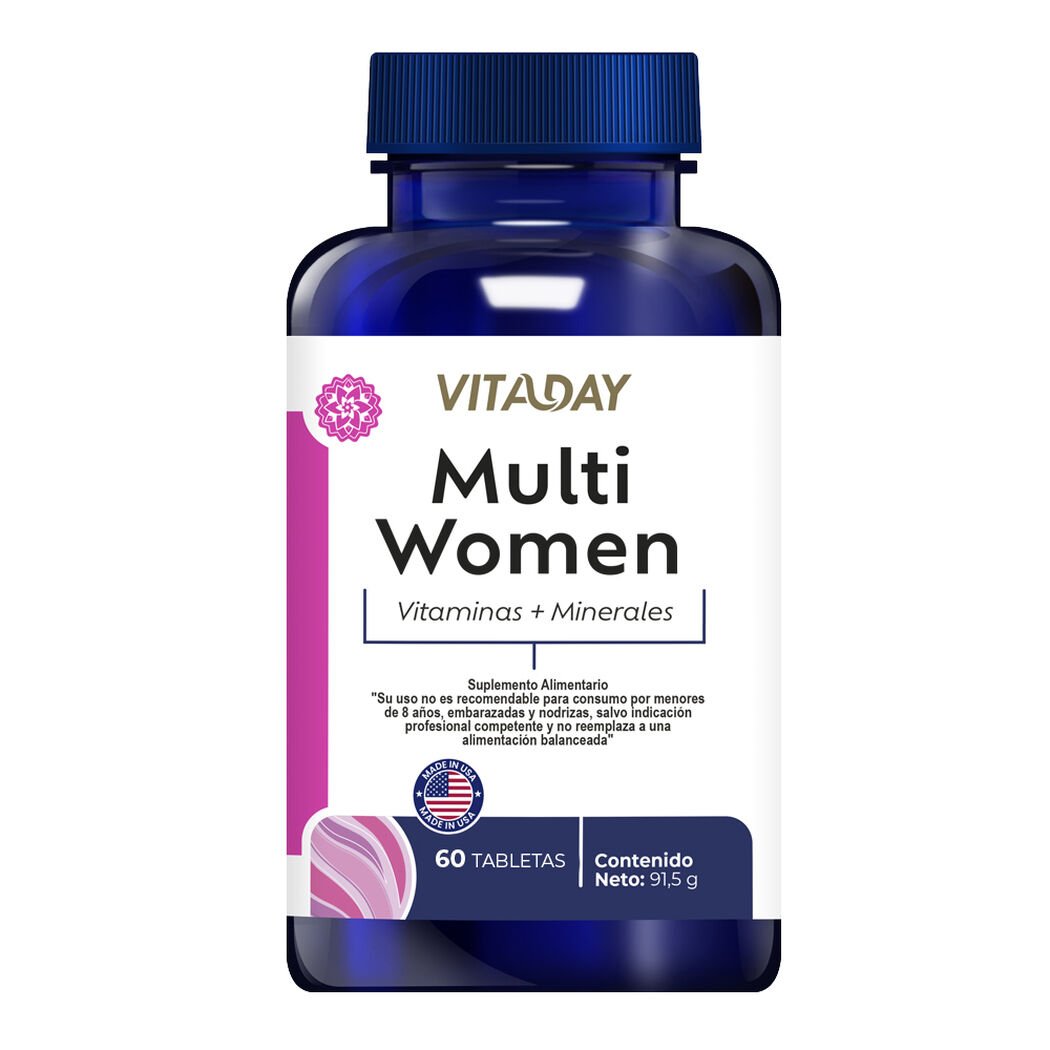 Vitaday Multi Woman 60 Tabletas, , large image number 0