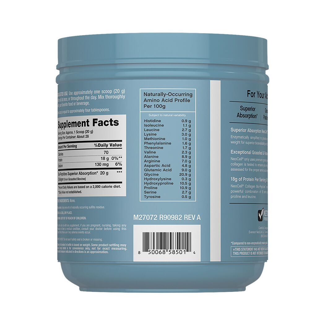 Neocell Super Col&aacute;geno P&eacute;ptidos Polvo 567g (20oz), , large image number 4