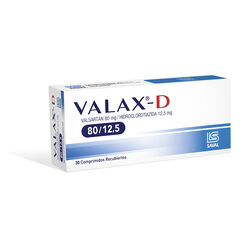 Valax-D 80 mg/12.5 mg x 30 Comprimidos Recubiertos