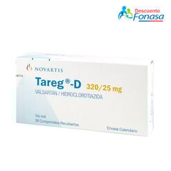 Tareg D 320 mg/25 mg x 28 Comprimidos Recubiertos