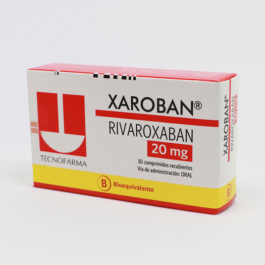 Xaroban 20 mg x 30 Comprimidos Recubiertos, , large image number 0