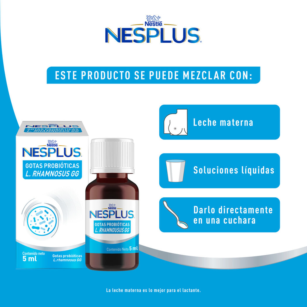 Probi&oacute;tico Nesplus LGG 5ml , , large image number 1