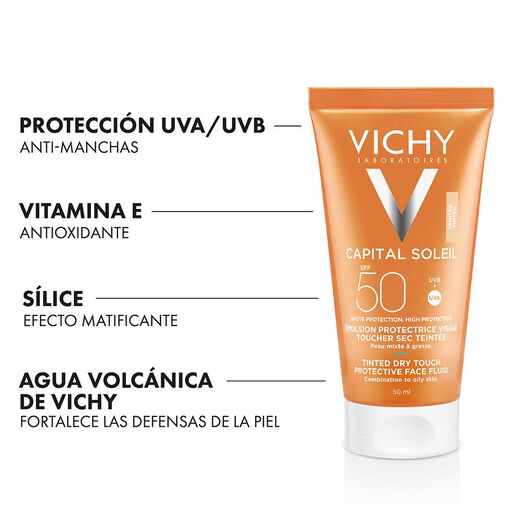 Vichy Protector Solar FPS 50 Seco x 50 mL, , large image number 2