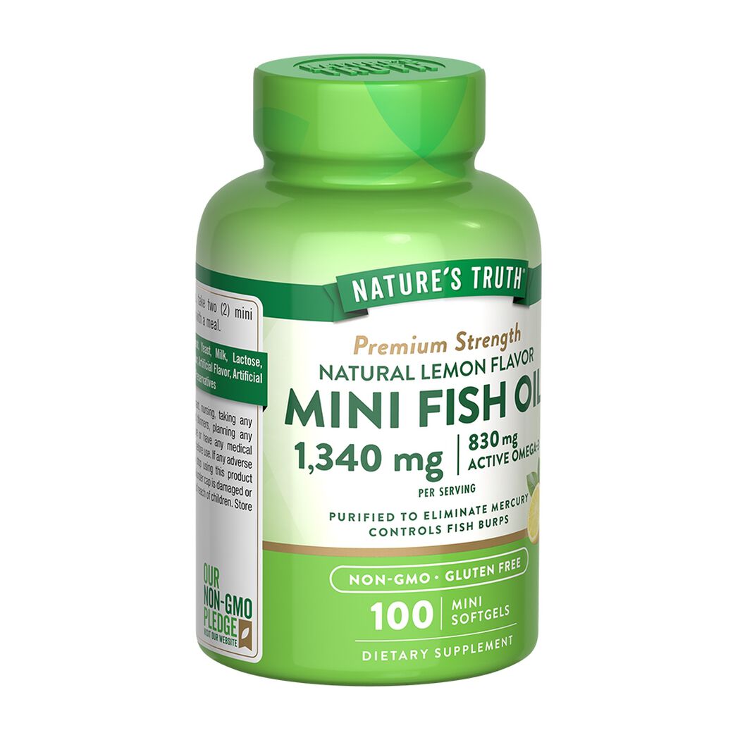 Mini Fish Oil Aceite de Pescado 1.340mg 100 C&aacute;psulas, , large image number 2