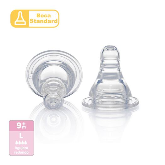 Tetina Repuesto Boca Standard Talla L Pigeon 2 Und, , large image number 2
