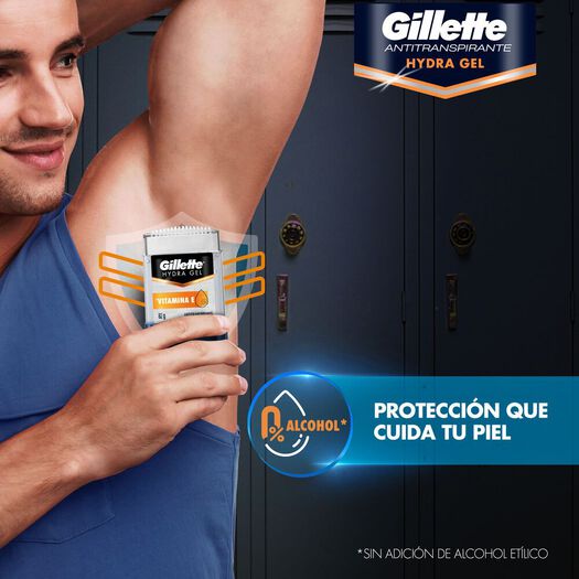 Des. Gillette Hydra Gel Vitamina E 82gr, , large image number 3
