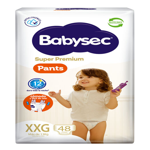 Babysec Pants Super Premium Xxg48, , large image number 1