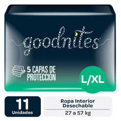 Pañales Huggies Goodnites L/XL 11 un
