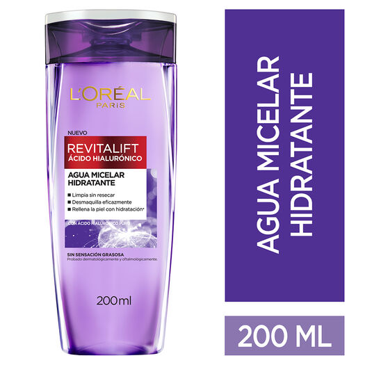Agua Micel Loreal Acid Hialuronic 200ml, , large image number 0