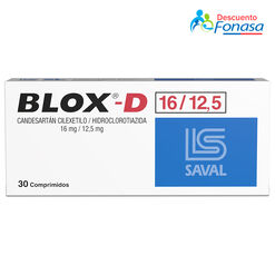 Blox D 16/12,5 mg x 30 Comprimidos