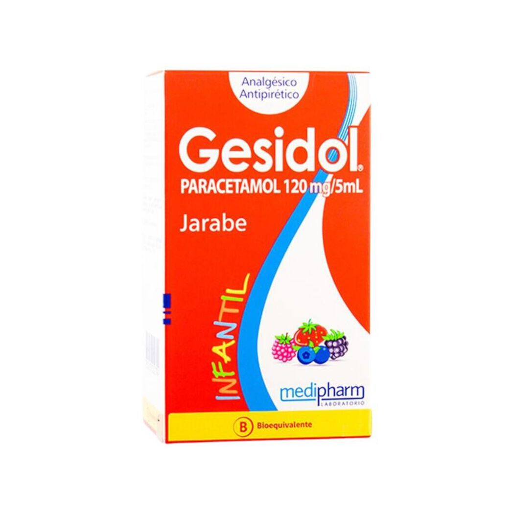 Gesidol Infantil 120 mg/5 mL x 100 mL Jarabe, , large image number 0