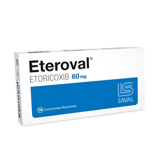 Eteroval 60 mg x 14 Comprimidos Recubiertos, , large image number 0