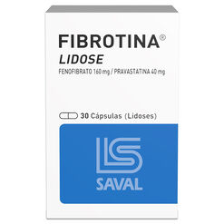 Fibrotina Lidose 160 mg/40 mg x 30 Cápsulas