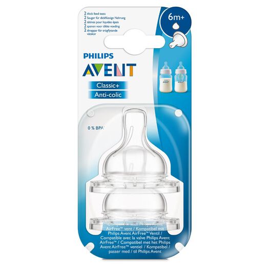Tetina Avent Anticolic Espeso 6+ Meses 1 un, , large image number 1