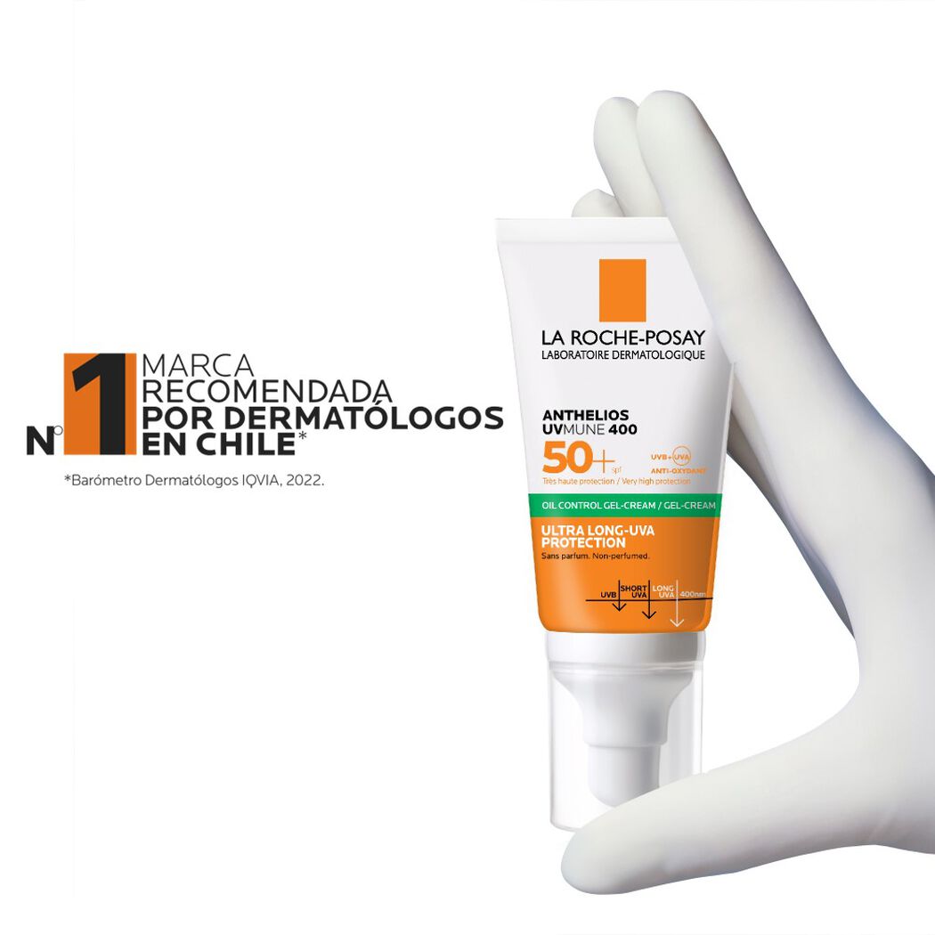 Protector Solar La Roche Posay Anthelios Toque Seco Rostro FPS50+ 50 mL, , large image number 1